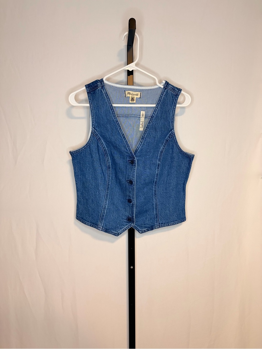 Madewell Denim Button Vest